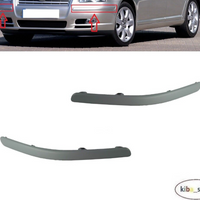 FOR TOYOTA AVENSIS T25 2003 - 2006 FRONT BUMPER MOULDINGS TRIM LEFT + RIGHT