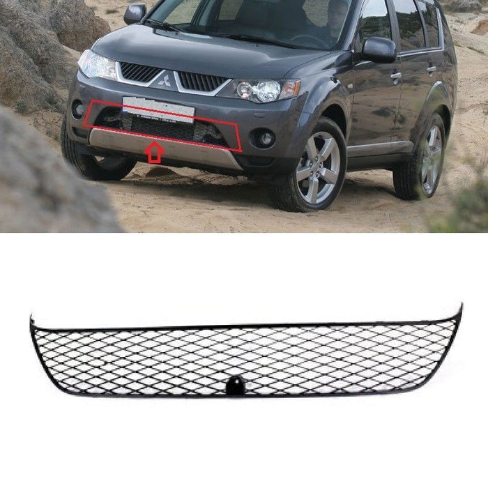 FOR MITSUBISHI OUTLANDER 07-09 FRONT LOWER BUMPER CENTER GRILL