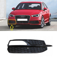 FOR AUDI A3 S-LINE 2012 - 2016 FRONT BUMPER FOG LIGHT LAMP GRILLE RIGHT SIDE