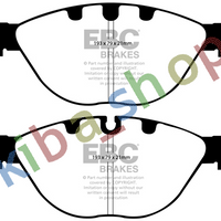 FRONT AXLE BRAKE PADS - TUNING YELLOW STUFF ROAD APPROVAL FITS BMW 5 E60 5 E61