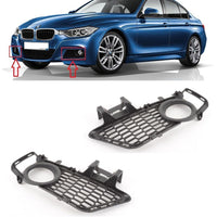FOR BMW 3 F30/F31 (M-SPORT) 12-16 FRONT BUMPER FOG LIGHT LAMP GRILLS L+R