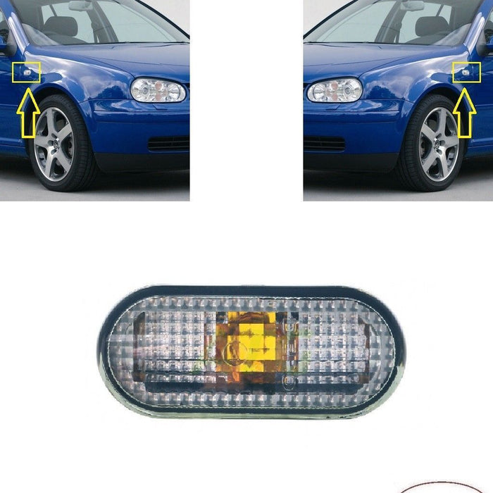 FOR VW GOLF IV 98-04 1X SIDE INDICATOR REPEATER SMOKED LH OR RH