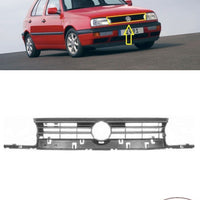 FOR VW GOLF MK3 3 III 1992-1998 FRONT BUMPER RADIATOR GRILL BLACK