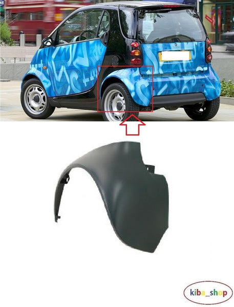 FOR SMART FORTWO 1998 - 2007 NEW REAR FENDER CORNER LEFT N/S PASSENGER PRIMED