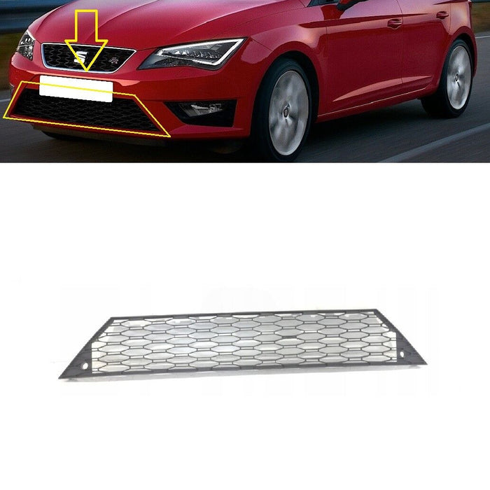 FOR SEAT LEON FR 5F 2012 - 2017 FRONT BUMPER CENTER LOWER GRILL GRILLE