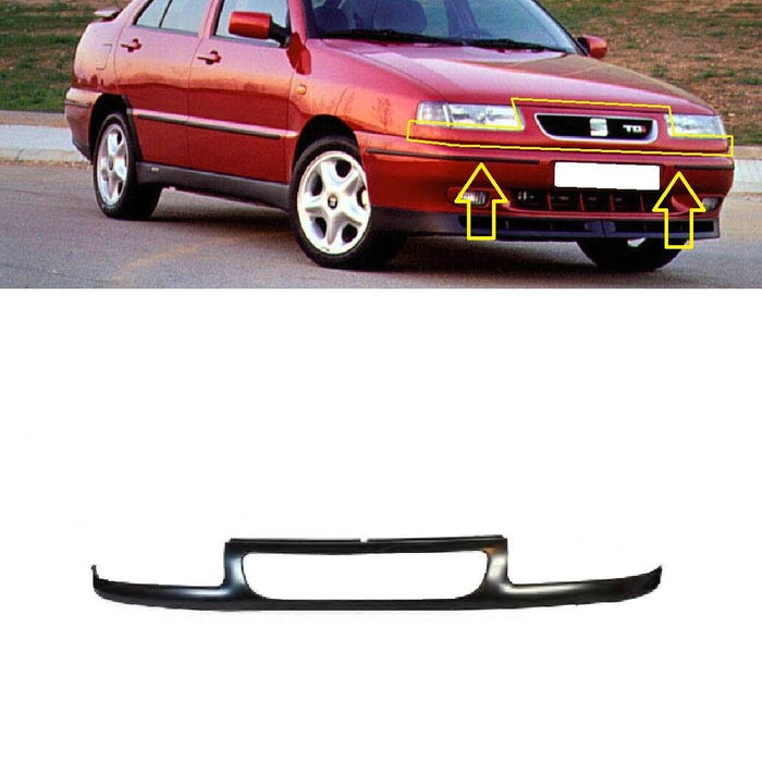 FOR SEAT TOLEDO 1L 1996 - 1999 NEW FRONT BUMPER PRIMED GRILL GRILLE MOULDING