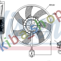 RIGHT RADIATOR FAN R FITS FOR CHEVROLET MALIBU OPEL INSIGNIA A INSIGNIA A