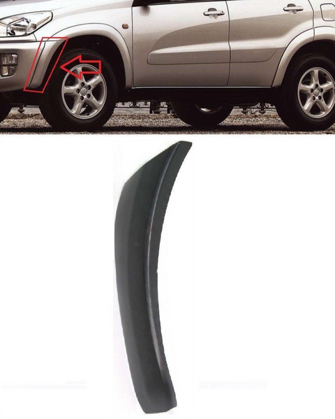 FOR TOYOTA RAV4 2000 - 2000 NEW FRONT BUMPER SIDE MOULDING TRIM LEFT SIDE