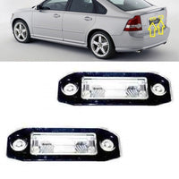 FOR VOLVO S40/V50 04-12 REAR NUMBER PLATE LIGHT LAMPS PAIR