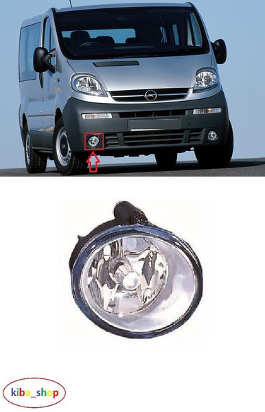 FOR VAUXHALL OPEL VIVARO 2001 - 2014 NEW FRONT FOG LIGHT LAMP RIGHT O/S DRIVER