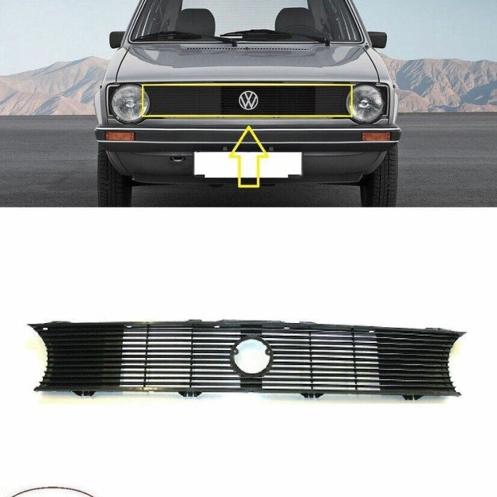 FOR VW GOLF I MK1 1974 - 1985 BRAND NEW CENTER GRILL GRILLE - 171 853 653F