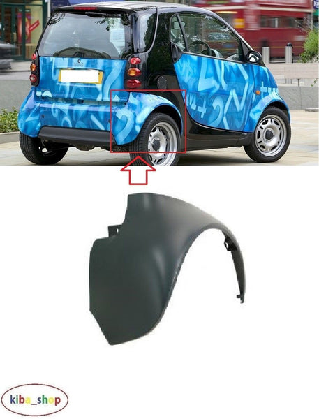 FOR SMART FORTWO 1998 - 2007 NEW REAR FENDER CORNER RIGHT O/S DRIVER PRIMED