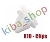 FOR VAUXHALL ANTARA 06- SIDE FENDER ARCH MOULDING CLIPS