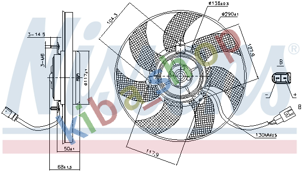 RIGHT OR LEFT RADIATOR FAN L/R FITS FOR AUDI A1 A3 TT SEAT ALTEA ALTEA XL