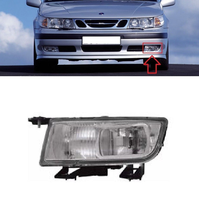 FOR SAAB 9-5 97-01 FRONT FOG LIGHT LAMP LH PASSENGER-5400155