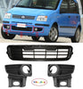 FOR FIAT PANDA 03-12 FRONT BUMPER LOWER GRILL SET L+R + CENTRE WITHOUT A/C