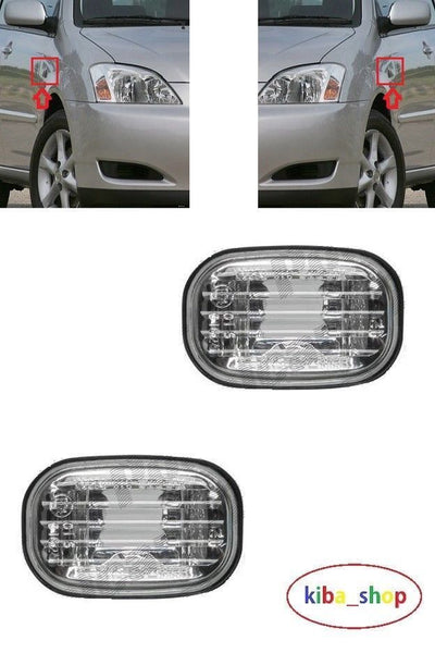 FOR TOYOTA COROLLA E12 2002- 2007 NEW SIDE INDICATOR REPEATER PAIR LEFT + RIGHT