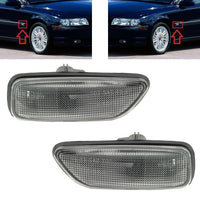 FOR VOLVO S80 98-06 BRAND SIDE INDICATOR REPEATER L+R BLACK