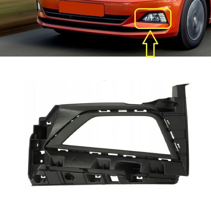 FOR VW POLO 2017 - 2020 FRONT BUMPER FOG LIGHT LAMP GRILL LEFT - 2G0 853 665 G
