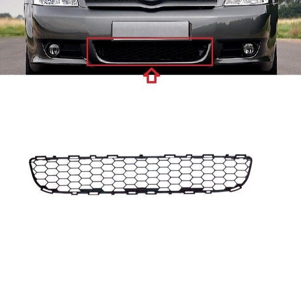 FOR TOYOTA COROLLA VERSO 2004 - 2007 NEW FRONT LOWER BUMPER CENTER GRILL GRILLE