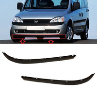 FOR VAUXHALL OPEL COMBO C 2000 - 2003 FRONT BUMPER SPOILER LIP PAIR LEFT + RIGHT