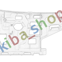 FRONT AXLE LEFT BUMPER MOUNT FRONT L UNDER HEADLAMP PLASTIC FITS SKODA FABIA