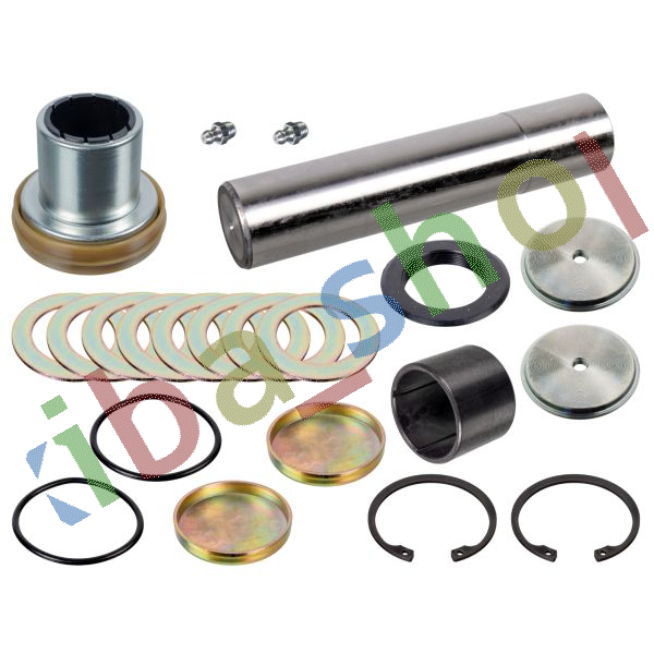 FRONT AXLE BOTH SIDES KING PIN SET SET PER 1 WHEEL WITH BEARING WITH PIVOT