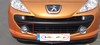 FOR PEUGEOT 207 06-09 FRONT BUMPER FOG GRILL SPORT CHROME RH DRIVER SIDE