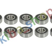 15X35X11 BEARING STANDARD BALL BEARING 10PCS SEALING TYPE DOUBLE-SIDED/LIP