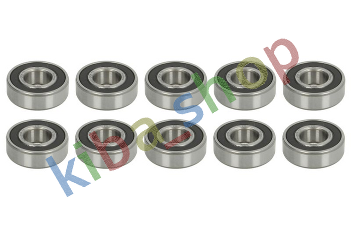 15X35X11 BEARING STANDARD BALL BEARING 10PCS SEALING TYPE DOUBLE-SIDED/LIP