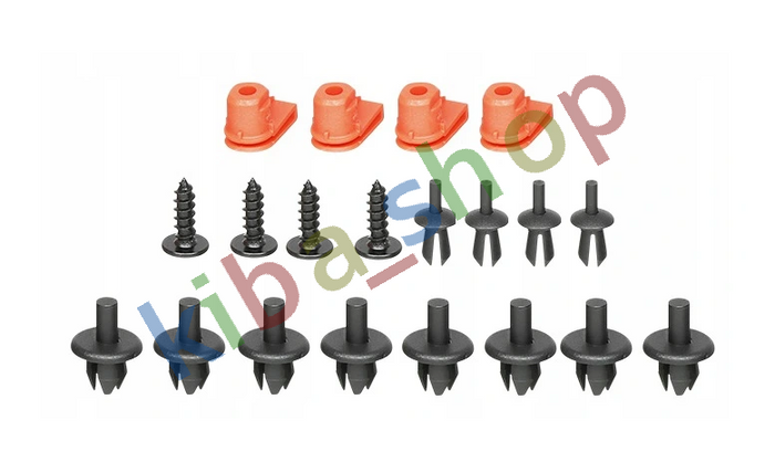 FOR VAUXHALL ASTRA H 07-12 INNER FENDER LINER FIXING CLIPS SET