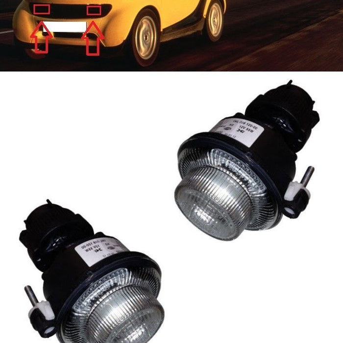 FOR SMART FORTWO 98-07 FRONT FOG LIGHT LAMPS L+R-0002902V002