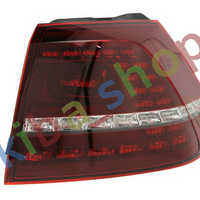 RIGHT RIGHT REAR LAMP R EXTERNAL LED GLASS COLOUR SMOKED FITS FOR VW GOLF VII