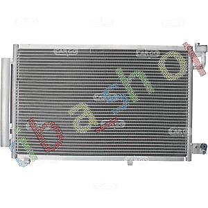 A/C CONDENSER WITH DRYER FITS FOR D FIESTA VI 125-16 0608-