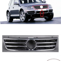 FOR VW TOUAREG 2002 - 2006 NEW FRONT BUMPER CENTER RADIATOR GRILLE GRILL CHROMED