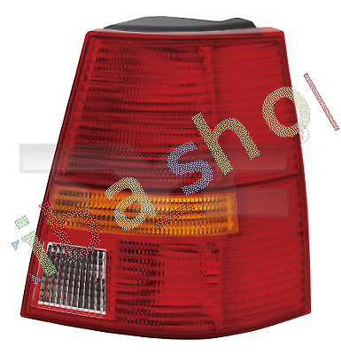 RIGHT RIGHT REAR LAMP R INDICATOR COLOUR ORANGE GLASS COLOUR RED FITS FOR VW