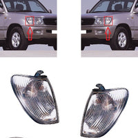 FOR TOYOTA LAND CRUISER 1998 - 2005 FRONT INDICATOR REPEATERS PAIR LEFT + RIGHT