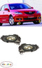 FOR MAZDA 3 03-09 BUMPER FOG LIGHT LAMPS WITH FRAME GRILLS GRILL PAIR L+R