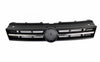 FOR VW POLO 6R 2009 - 2014 FRONT UPPER MAIN GRILL BLACK WITH CHROME MOULDING