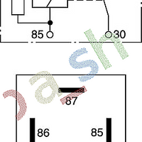 WORK CURRENT RELAY 30A 12V NUMBER OF POSTS 4PCS FITS MERCEDES A W168 A W169 A