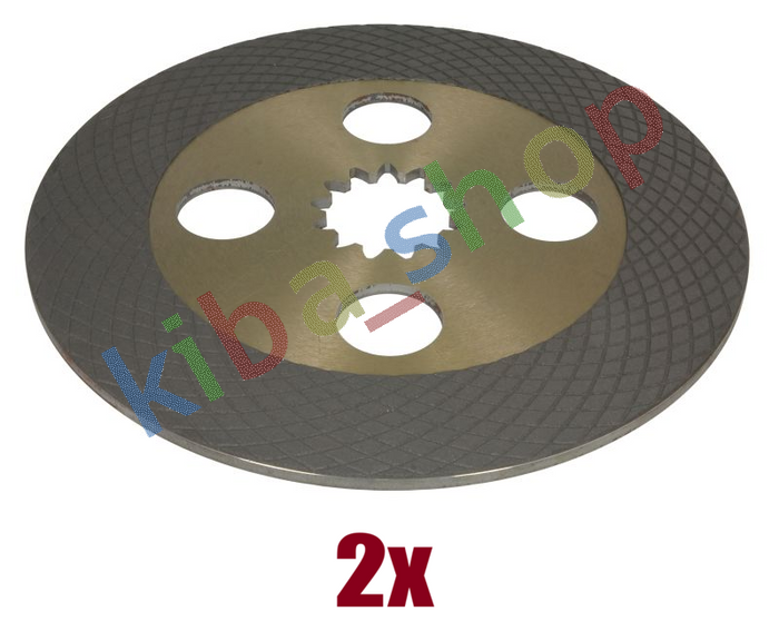 2x BRAKE DISC FITS FIAT 1000 115-XX 130-XX 140-XX 160-XX 180-XX FIATAGRI 100