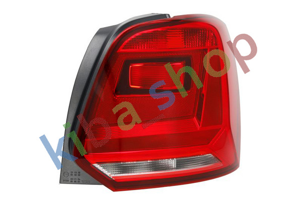 RIGHT RIGHT REAR LAMP R GLASS COLOUR RED FITS FOR VW POLO V 6C 0514-0917