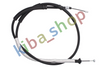 RIGHT RIGHT HANDBRAKE CABLE REAR R 1760MM/1567MM FITS FOR LANCIA DELTA III