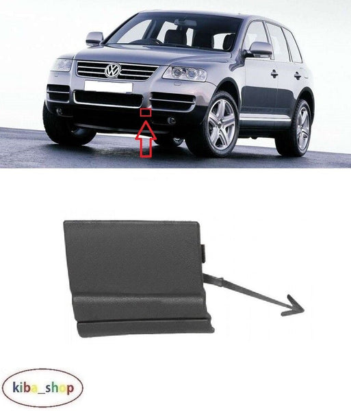 FOR VW TOUAREG 02-06 FRONT BUMPER TOW TOWING EYE HOOK COVER CAP LH