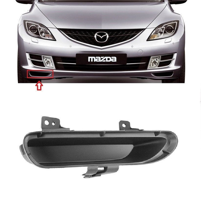 FOR MAZDA 6 07-10 FRONT BUMPER LOWER GRILL BLACK RH DRIVER