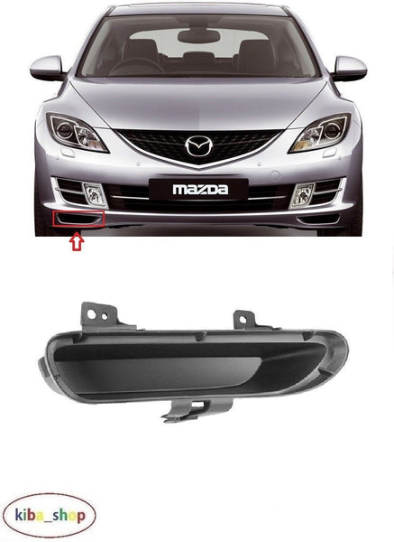 FOR MAZDA 6 07-10 FRONT BUMPER LOWER GRILL BLACK RH DRIVER