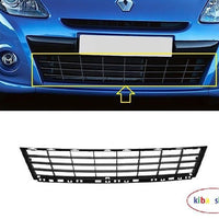 FOR RENAULT CLIO III mk3 2009-2012 FRONT BUMPER CENTER LOWER GRILLE BLACK