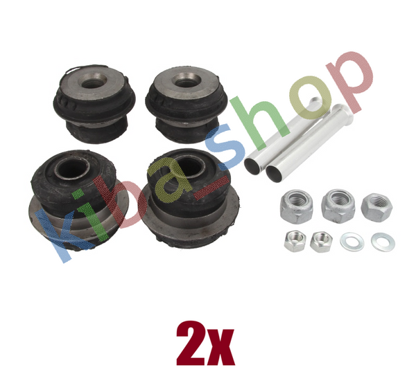 2x FRONT AXLE BOTH SIDES RIGHT OR LEFT CONTROL ARM REPAIR KIT FRONT L/R TRACK