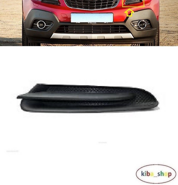 FOR VAUXHALL MOKKA 12-16 FRONT HEADLAMP MOULDING GRILL LH