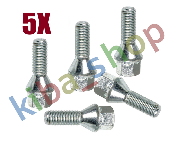 FOR RENAULT SCENIC JA 99-03 5x STEEL RIMS WHEEL BOLTS M12x1.5x23